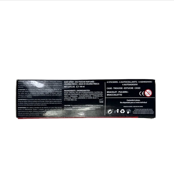 NIB Spiderman Gift Set For Kids - Body Spray, Case & Stickers - Picture 5 of 8